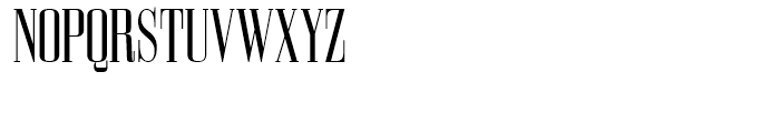 Bodoni Z37 S Compressed Font UPPERCASE
