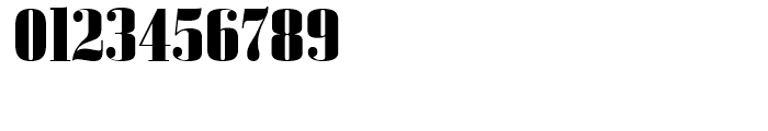 Bodoni Z37 S Condensed Heavy Font OTHER CHARS