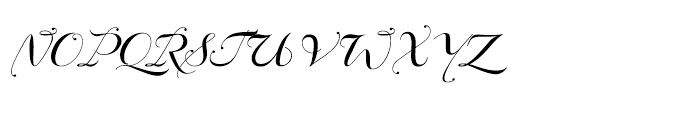 Bodonian Script 3 Font UPPERCASE