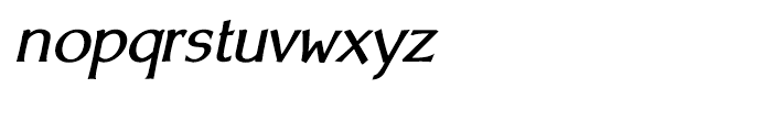 Body Copy Sans Heavy Italic Font LOWERCASE