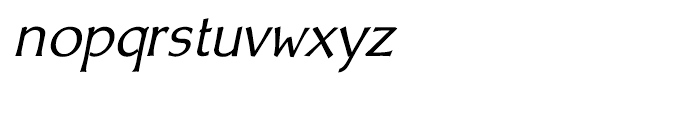 Body Copy Sans Italic Font LOWERCASE