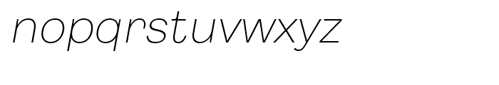 Body Grotesque Fit Light Italic Font LOWERCASE