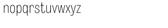 Body Grotesque Slim Light Font LOWERCASE