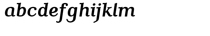 Bohemian Bold Italic Font LOWERCASE
