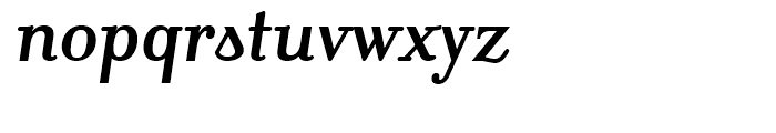 Bohemian Bold Italic Font LOWERCASE
