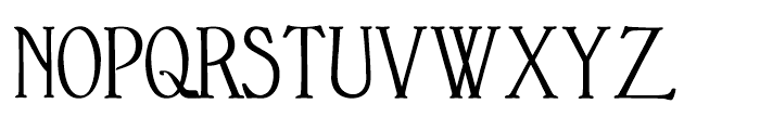 Bonaventure Condensed Bold Font UPPERCASE
