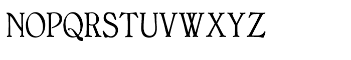 Bonaventure Condensed Font LOWERCASE