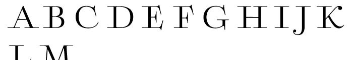 Boncaire Titling Regular FONT