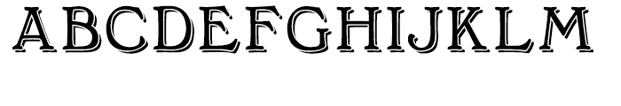Bonnington Black Regular Font LOWERCASE