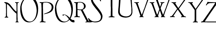 Bonnington Regular Font UPPERCASE