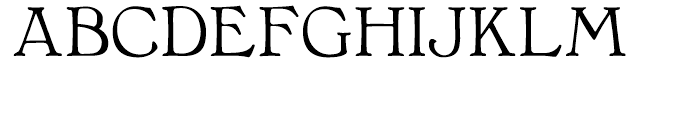 Bonnington Regular Font LOWERCASE