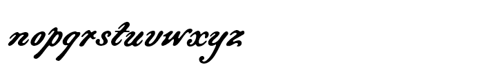 Bonnycastle Regular Font LOWERCASE