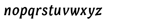 Bonobo Bold Italic Font LOWERCASE