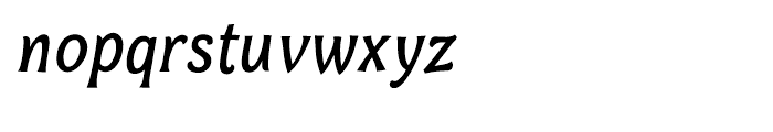 Bonobo Semibold Italic Font LOWERCASE