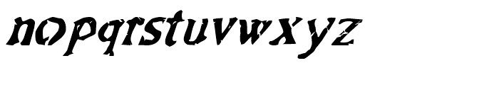 Bonray Italic Font LOWERCASE