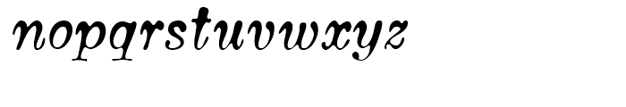Bonsai Italic Font LOWERCASE