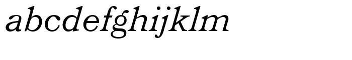 Bookman Headline Italic Font LOWERCASE