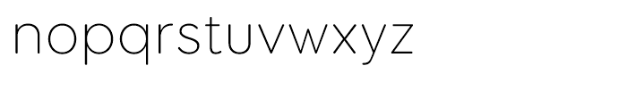 Booster Next FY Thin Font LOWERCASE