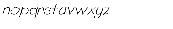 Boracho Italic Font LOWERCASE