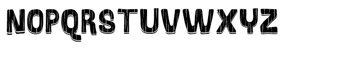 Bosque Wood Shadow Font UPPERCASE