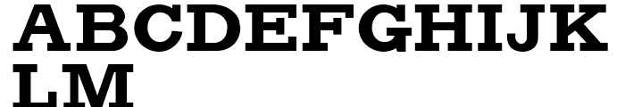 Boston Breton NF Regular Font UPPERCASE