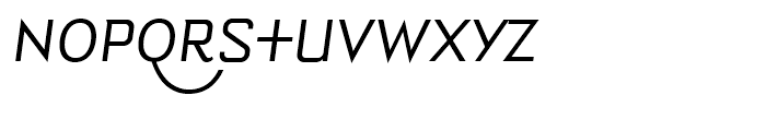 Bourgeois Medium Italic Alternate Font UPPERCASE
