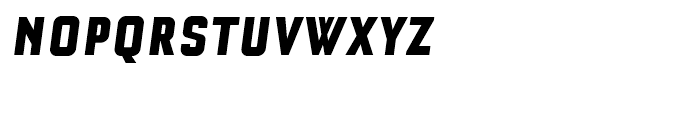 Bourgeois Ultra Condensed Italic Font UPPERCASE