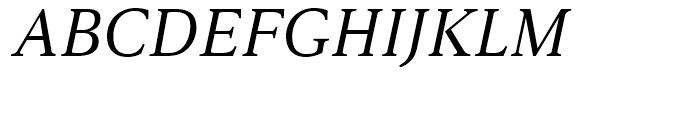 Boutros Latin Serif Italic Font UPPERCASE