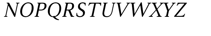 Boutros Latin Serif Italic Font UPPERCASE