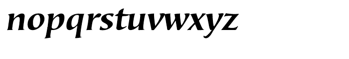 Bouwsma Text Bold Italic Font LOWERCASE