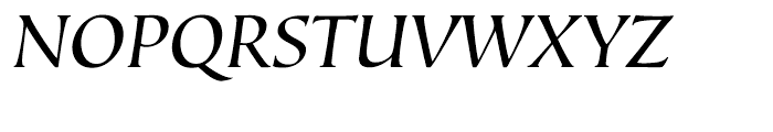 Bouwsma Text Italic Font UPPERCASE