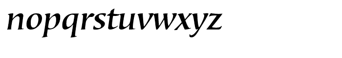 Bouwsma Text Medium Italic Font LOWERCASE
