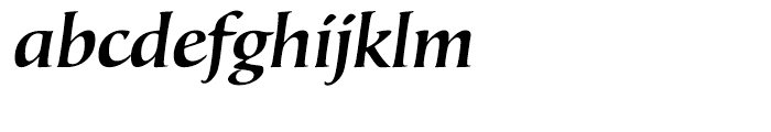 Bouwsma Text SemiBold Italic Font LOWERCASE