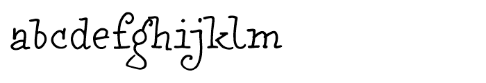 Bowman Regular Font LOWERCASE