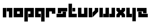 Box Solid Font LOWERCASE