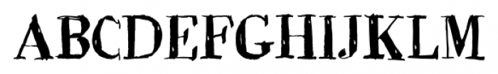 BoRock Grunge Font UPPERCASE