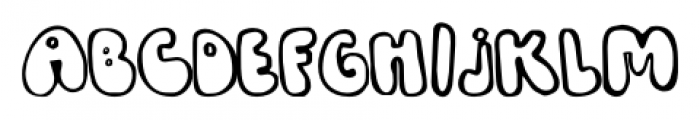 Bobolha Regular Font UPPERCASE