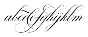 Bodega Script Regular Font LOWERCASE