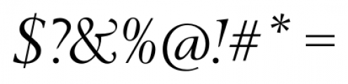 Boden Italic Font OTHER CHARS