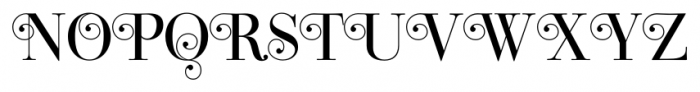 Bodoni Classic Pro B Font UPPERCASE