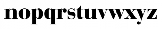 Bodoni Display FS Bold Font LOWERCASE