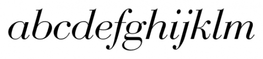 Bodoni Display FS Italic Font LOWERCASE