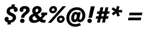 Bodoni Egyptian Pro Extra Bold Italic Font OTHER CHARS