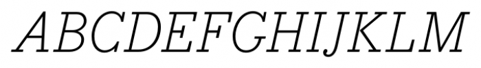 Bodoni Egyptian Pro Light Italic Font UPPERCASE