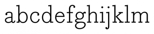 Bodoni Egyptian Pro Light Font LOWERCASE