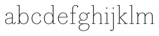 Bodoni Egyptian Pro Thin Font LOWERCASE