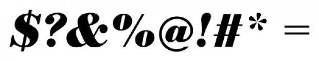 Bodoni Recut FS Bold Italic Font OTHER CHARS