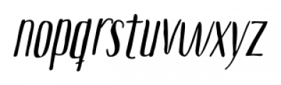 Boho Sans Italic Font LOWERCASE