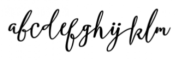 Boho Script Drop Bold Italic Font LOWERCASE