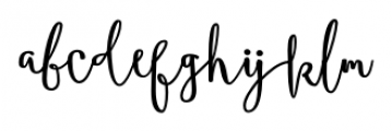 Boho Script Drop Bold Font LOWERCASE